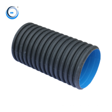 Manufacture Hdpe Polyethylene Water Pipe  Large Diameter Plastic Tubes Corrugated Drainage  Pipe